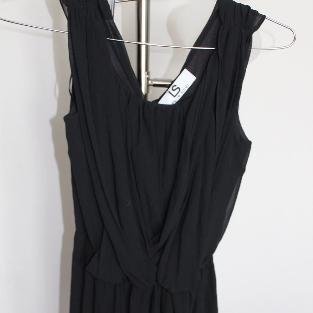 Flowy black dress